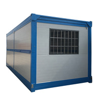 Casa Contenedor Plegable Prefabricada de 20 pies y 40 pies a Precio de Fábrica, Oficina Móvil Modular de Ensamblaje Rápido