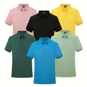 Promotional Customized Jersey for Office Work Breathable Sweat-Free for Polo <b>Shirts</b> with Custom Printing Embroidery - Product Image 4
