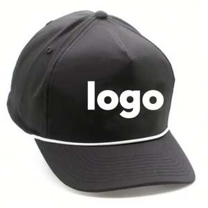 Gorra de Béisbol de Alta Calidad al por Mayor, Personalizable con Bordado e Impresión de Logotipo, 5 Paneles, para Hombre, Deportiva, de Nailon con Cuerda, para Golf - Product Image 1