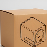 Haut-parleurs recyclés personnalisés par le fabricant, emballage électronique intelligent en carton personnalisé, boîtes en carton numérique