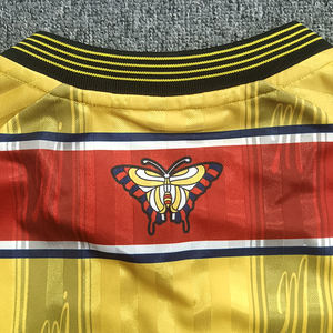 Custom Classic <b>Striped</b> Polyester Soccer Jersey Sublimation Print Embroidered Logo Breathable Club <b>Men's</b> Soccer <b>Shirt</b> - Product Image 6