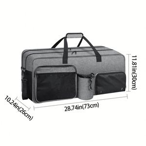 Bolsa de Tenis Oxford de Nailon, Bolsa de Viaje con Compartimento para Zapatos - Product Image 3
