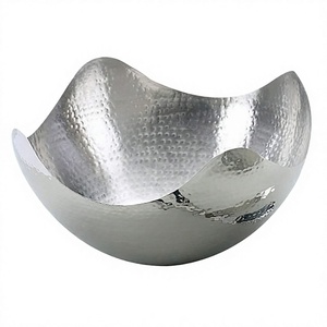 Bol de service à quatre coins en acier inoxydable, ensemble de bols de service de luxe, ensemble de service de buffet au prix de gros - Product Image 1