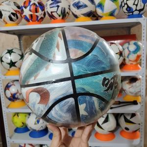 2026 high quality custom logo PU <b>basketball</b> indoor and <b>outdoor</b> use training official size 7 high quality - Product Image 3