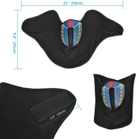 Masque de rave semi-LED activé par le son, masque de fête de Noël en PVC pour DJ et événements festifs
