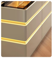 2026 Neuer Italienischer Moderner Eichenholz Minimalistischer Luxus Klappbarer Schminktisch Hochwertige Schlafzimmer Bettende-Kommode