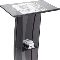 Pupitre de conférence transparent en acrylique, support d'affichage pour podium, modèle de plateforme pour présentateur de discours primé