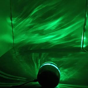 Proyector de Luz Nocturna LED con Efecto de Olas del Océano y Aurora Boreal, Control Remoto, Pantalla Negra, Ideal para Hoteles, Superventas - Product Image 2