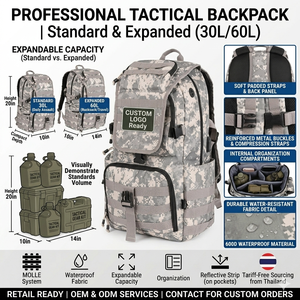 2026 Custom 20l 45l 50l 50 l Large Capacity Men White Dry <b>Bags</b> Outdoor Waterproof Tactical Backpack - Product Image 1