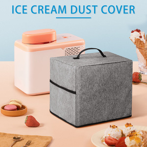 Ice Cream Maker Dust Cover Home Kitchen Appliance Protective Cover Easy Clean With Front <b>Pockets</b> - Product Image 4