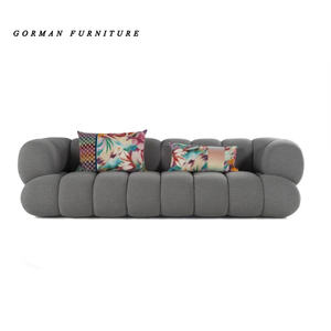 Rochburg sofá Intermede vintage tela italiana sala de estar en línea pequeño apartamento diseñador neumático sofá - Product Image 6