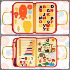 Nuevos Juguetes Educativos Montessori, Libro Sensorial Plegable de Fieltro para Autismo, Tablero de Actividades Montessori - Product Image 5