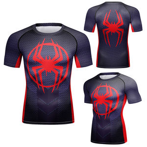 เสื้อยืดลายการ์ตูนสไปเดอร์แมนแบบพิมพ์ 3 มิติ ของ Cody Lundin เสื้อยืดแขนสั้นแนวสตรีทแวร์สำหรับผู้ชาย เสื้อยืดออกกำลังกายแบบรัดรูป - Product Image 3