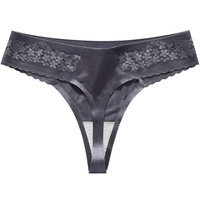 String en coton tricoté transparent, respirant, antibactérien, anti-exposition, ultra-fin, invisible, sexy, pour femme