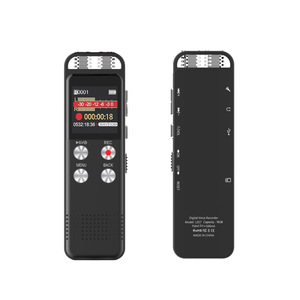 32GB Ghi âm giọng nói MP3 Máy nghe nhạc <span class=keywords><strong>Dual</strong></span> microphone stereo chất lượng âm thanh giảm tiếng ồn WAV Ghi âm định dạng giọng nói kích hoạt - Product Image 1