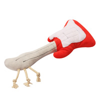 Jouet pour chien en peluche qui couine en gros, microphone, guitare, radio, jouet pour chiot