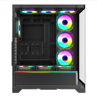 New Design E-ATX RGB Gaming Desktop Panoramic Tempered Glass Computer Case & Tower Gabinete Pc Full Towers