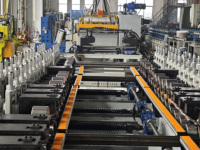 Machine de formage à froid de profilés de portes métalliques directement de l'usine, ligne de fabrication automatique de cadres de portes