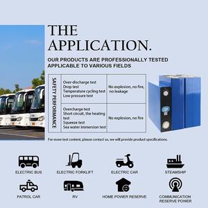 Sel Baterai Lithium Ion EV Grade A E 173AH 3.2V, untuk EV 173AH 200AH, ESS, Golf Cart, RV, Forklift 12V 24V 48V, Paket 173Ah 180ah 200Ah - Product Image 2