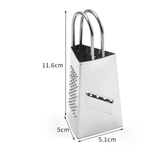 Wholesale 3.5 Inch Four Sides Stainless Steel Mini Box <b>Vegetable</b> Grater <b>Vegetable</b> Slicer - Product Image 3