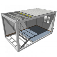 Maison de conteneur plate mobile pliable de 20ft de Chine de qualité XH
