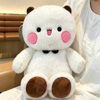 Peluche Ourson Bu-Bu One-Two Cross-border Running en polyester, coussin réconfortant et doudou pour enfant, compagnon de sommeil, 14 ans et plus