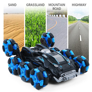 NEU HOSHI <span class=keywords><strong>1620</strong></span> Verformbare 8 Räder Stunt Auto Drift Spray Climb Treppen Spielzeug Spray Auto 2.4G Fernbedienung 4WD Offroad Drifting Geschenk - Product Image 2