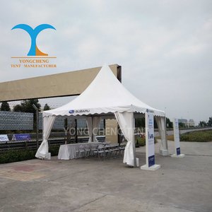 Carpa Pagoda Blanca con Paredes Laterales e Impermeables de PVC, Carpa de Invierno para Fiestas o Bodas - Product Image 2
