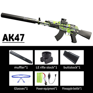 AK47 Vente en gros Pistolet <span class=keywords><strong>à</strong></span> gel hydrogel électrique 7.4V avec effet de lumière et flamme simulée, type Blaster <span class=keywords><strong>à</strong></span> éclaboussures pour sports de tir - Product Image 6