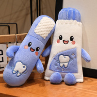 Peluche créative en forme de dent, jouet de simulation, cadeau de clinique dentaire pour l'éducation des enfants