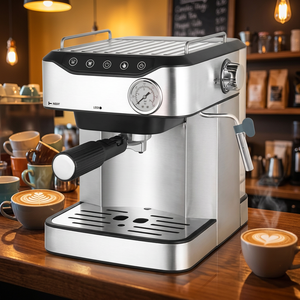 Cafetera Espresso Semiautomática Compacta y Pequeña, Mini Cafetera para el Hogar, Cafetera Pequeña para Encimera de Cocina, Venta al por Mayor - Product Image 1