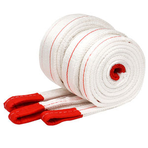 3トン5トン10トンポリエステルウェビングスリングリフティングスリング平らな目の安全率6:1 - Product Image 3