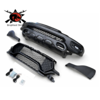 Frontgrill / Frontstoßstange / Motorhaube (Stahl) / Motorhaubenverkleidung im TRX-Stil, passend für Dodge Ram 2019-2023 Limited / Longhorn