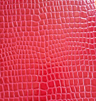 Tissu en cuir synthétique vegan PVC imperméable, motif crocodile, couleurs vives pour vêtements, canapés, sacs, nœuds pour cheveux, emballages décoratifs