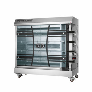 Griglia Rotante a Gas Commerciale per Cene e Feste con 6 Aste, Manopole di Controllo Individuali, Macchina per Pollo Arrosto - Product Image 3