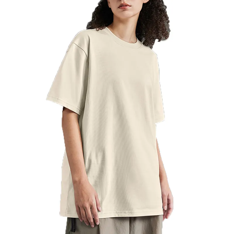 YALI Hersteller atmungsaktiv kühles Gefühl individuelle Baumwolle Polyester 250 Gsm Unisex T-Shirt