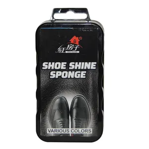 Customizable Logo Supplier Shoes Cleaning Polish Wholesale Leather Shoe Shine Polish Sponge