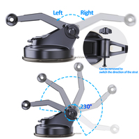 360 degrés Rotation réutilisable forte ventouse magnétique voiture support de téléphone pliable voiture tableau de bord téléphone support pare-brise support de téléphone