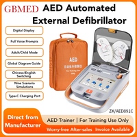 Simulador de Entrenamiento de DEA Portátil con Pantalla Digital para Ciencias Médicas, Gran Venta