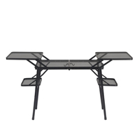 Mobilier d'extérieur portable et durable réglable en aluminium, table d'appoint pliante rétractable IGT pour camping pique-nique, vente en gros