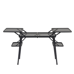 Mobilier d'extérieur portable et durable réglable en aluminium, <span class=keywords><strong>table</strong></span> d'appoint <span class=keywords><strong>pliante</strong></span> rétractable IGT pour <span class=keywords><strong>camping</strong></span> pique-nique, vente en gros - Product Image 1