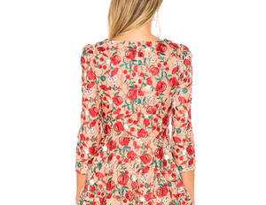 OEM 2023 Robe d'été pour femmes, élégante, romantique, sexy, col en V, manches longues, volants, dentelle crochet, superposition, mini robes tendance - Product Image 5