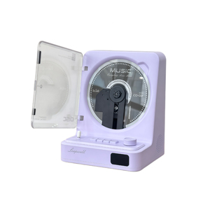 Lecteur CD portable rétro avec Bluetooth 5.0, radio FM, lecteur de musique USB, écran HD intelligent, logo personnalisé, cadeau OEM pour la maison ou le bureau - Product Image 2
