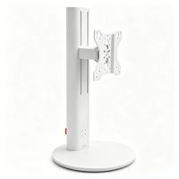 Elektrisch Höhenverstellbarer Monitorständer Ergonomischer Intelligenter Desktop-Monitorständer mit Stauraum für Büroschreibtisch