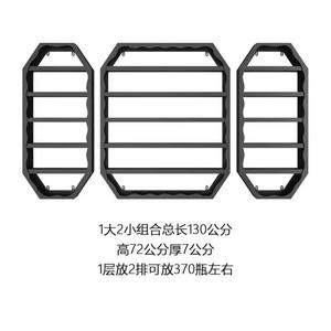 Estante de Pared para Salón de Uñas Wss, Estante de Almacenamiento de Esmalte de Uñas de Hierro Montado en la Pared, Estante de Exhibición de Esmalte de Uñas Dorado - Product Image 5