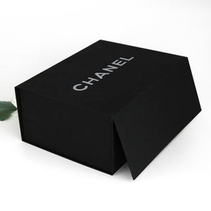 custom wholesale Black with Magnetic Closure Lid cardboard Gift Boxes for Presents Luxury Gift Packaging Magnetic rigid Box