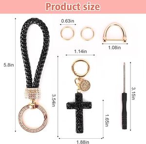 Envío Exprés: Llavero Corazón Brillante con Diamantes de Imitación, Soporte para Llaves para Mujer, Accesorios para Llavero de Coche, Envío Rápido - Product Image 4