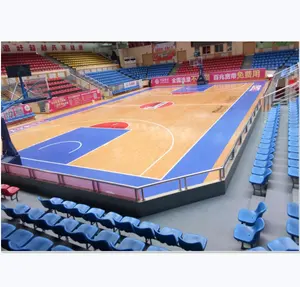 Anti-slip Sports basketball court wood floor Indoor basketball flooring wood