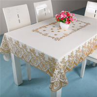 Nappe en plastique toile cirée en vinyle imperméable à l'eau en PVC couverture de nappe résistante à l'eau pour décoration de table à manger