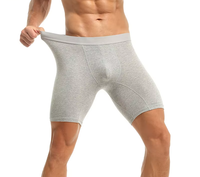 Caleçon de sport pour homme en soie glacée, anti-frottement, antibactérien, tricoté, séchage rapide, respirant, taille européenne, grande taille, pour la course à pied